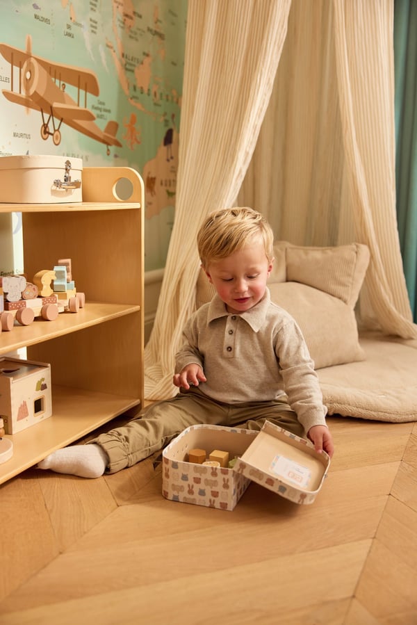 Miniatyrbillede 6 af 30: Jollein 002-005-68228 sengebaldakin & -drapering Beige Polyester, Bomuld