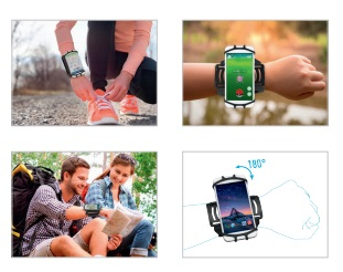 Pikkukuva 2 / 4: Mobilis ARM BAND 4-6IN . matkapuhelimen suojakotelo 15,2 cm (6") Käsilaukku Musta