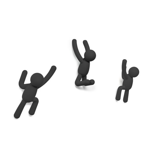 Miniatyrbillede 5 af 7: Umbra 318165-040 opbevaringskrog til hjemmet Indendørs Universal krog Sort 3 stk