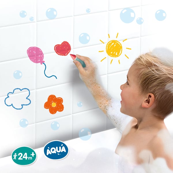 SES Creative Tiny Talents 13050 spil, legetøj & mærkat til badet Badekridt Flerfarvet