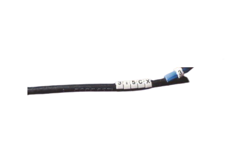 TE Connectivity 036952-000 kabelmarkering Sort, Hvid 300 stk