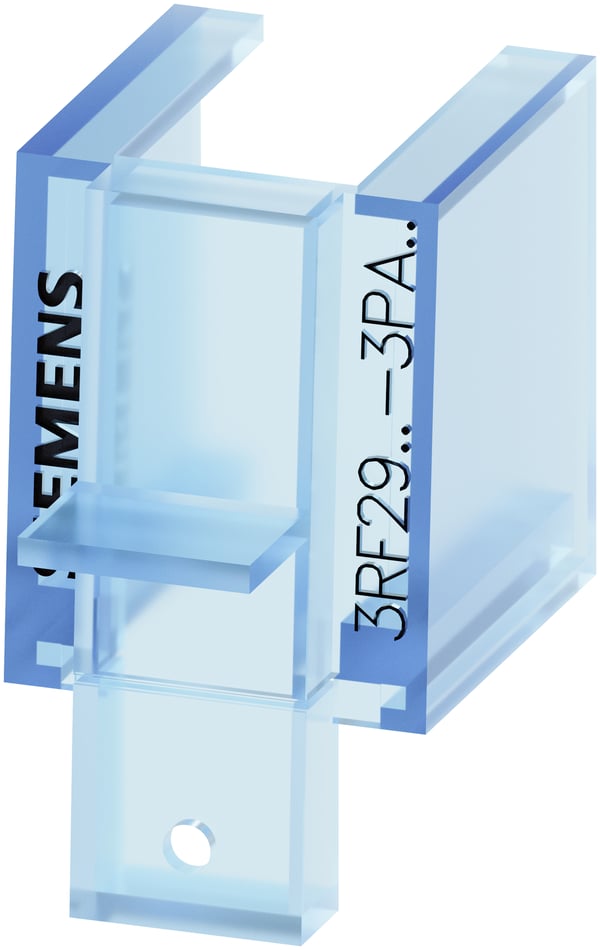 Siemens Abdeckung 3RF29003PA88 Blau (transparent) 10 St. 3RF2900-3PA88