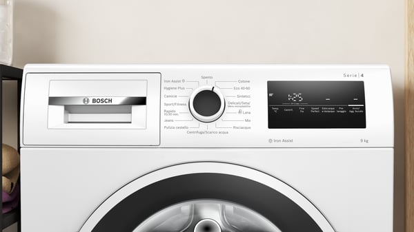 Miniatyrbild 3 av 7: Bosch Serie 4 WAN28219IT tvättmaskin Frontmatad 9 kg 1351 RPM Vit