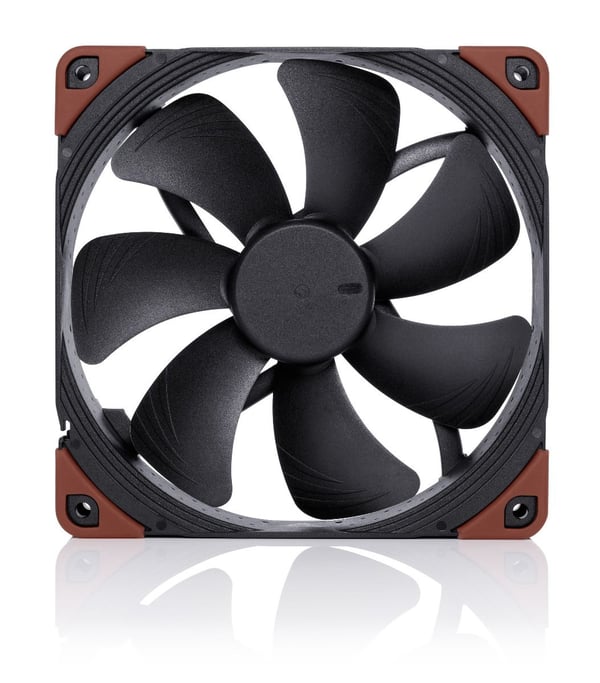 Miniatyrbild 4 av 6: Noctua NF-A14 Datorväska Fan 14 cm Svart, Brun 1 styck