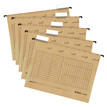 Herlitz 05874557 hængemappe Pap A4 Brun 5 stk Herlitz 05874557 hængemappe Pap A4 Brun 5 stk