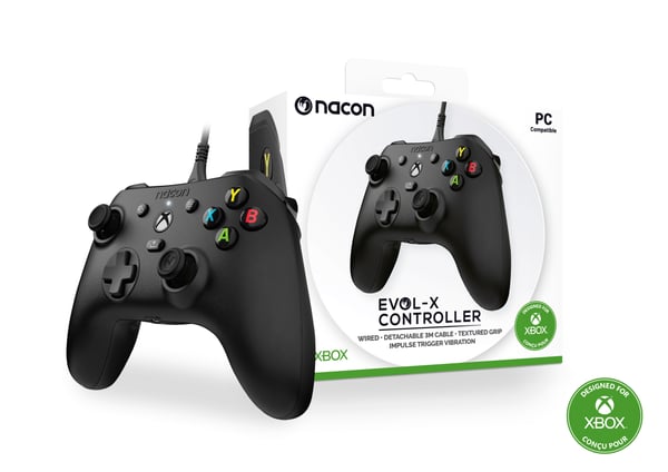 NACON XBXEVOL-X peliohjain Musta USB Pad-ohjain Xbox