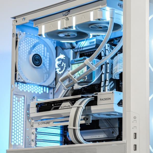 Valkyrie Syn 240 ARGB Processor Alt-i-en væskekøler 24 cm Hvid