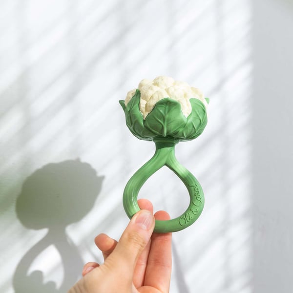 Miniatyrbillede 2 af 6: Oli&Carol Cauliflower Rattle bidering