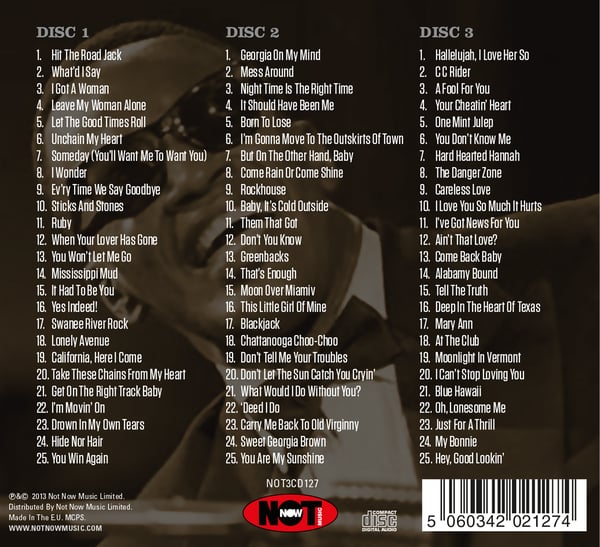 Not Now Music The Ultimate Collection - Ray Charles CD Soul