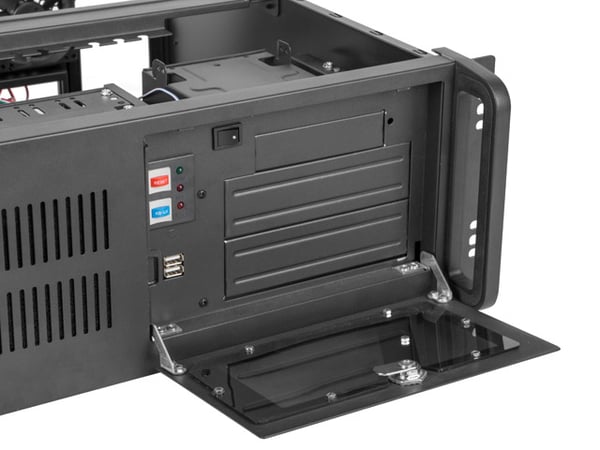 Miniatyrbillede 4 af 7: Lanberg SC01-4504-10B modulopbygget serverkabinet Stativ (4U) 0 GB