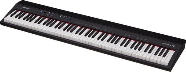 Miniatyrbild 5 av 13: Roland GO:PIANO88 digitala pianon 88 tangenter Svart