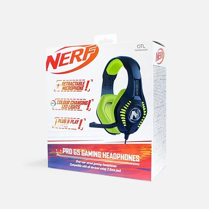 Miniatyrbillede 3 af 10: OTL Technologies NF0977 hovedtelefoner/headset Ledningsført Spil Sort, Grøn