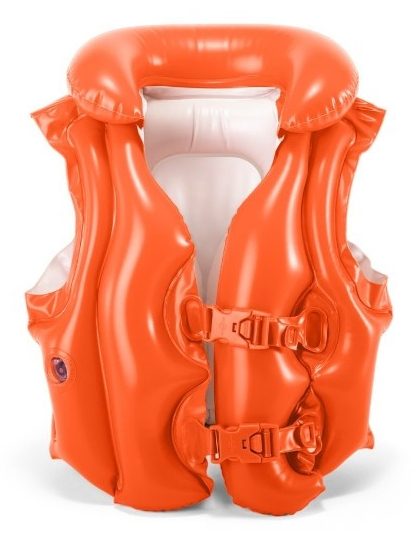 Intex 58671EU pool- och badmadrass Orange Monokromatiskt Vinyl Badväst