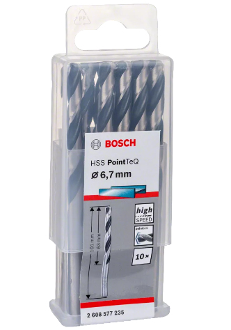 Pikkukuva 2 / 2: Bosch 2 608 577 235 poranterä Vääntyvä poranterä 10 kpl