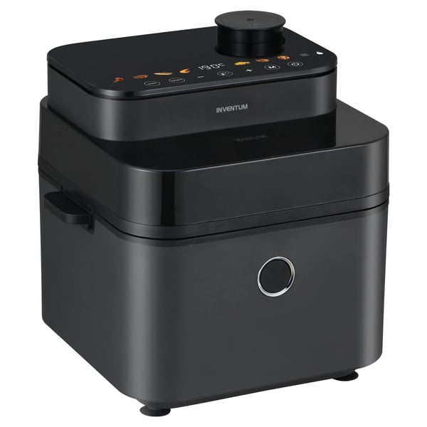 Miniatyrbillede 3 af 13: Inventum GF730HLDB frituregryde Enkelt 7,3 L Enkeltstående 1300 W Varmluftsteger Sort, Grå
