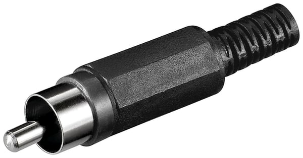 Miniatyrbillede 1 af 2: Goobay 11277 kabelsamler RCA Sort