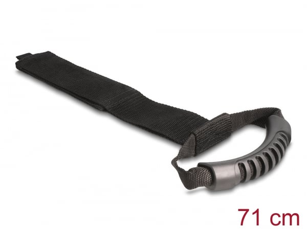 Miniatyrbillede 2 af 3: DeLOCK 19590 velcro lynlås Nylon Sort 2 stk