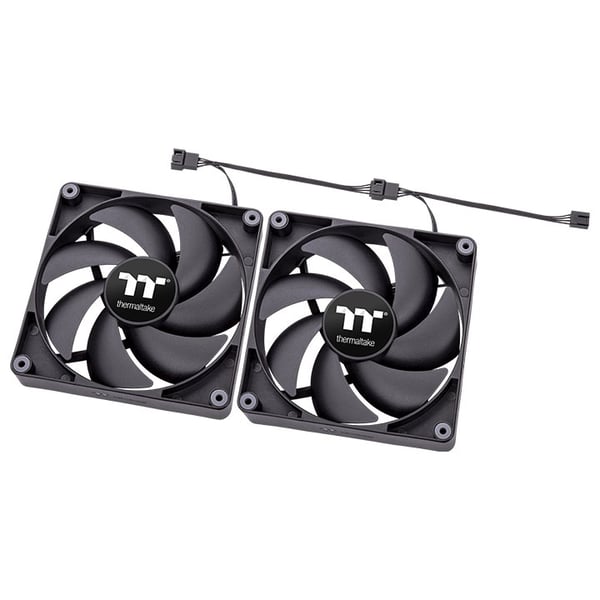 Thermaltake TT CT120 PC Datorväska Fan Svart 2 styck