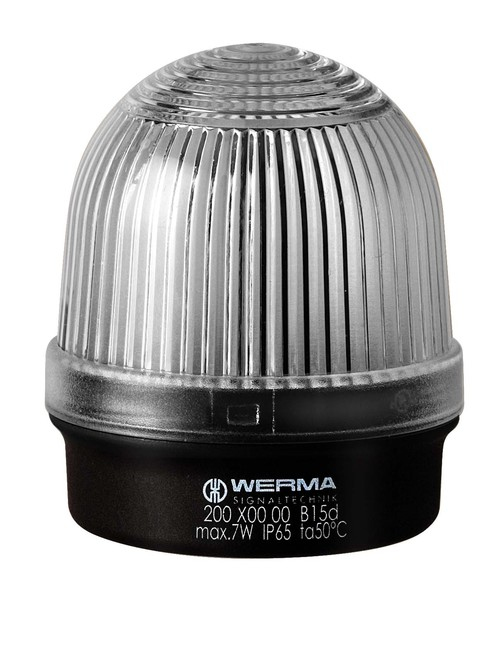Werma 200.400.00 ljusindikatorer för larm 12 - 230 V Vit
