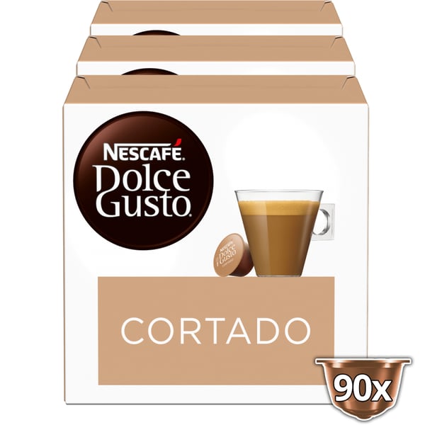 Miniatyrbild 1 av 5: Nestle Dolce Gusto Cortado Espresso MacchiatoXL Kaffekapslar 30 styck