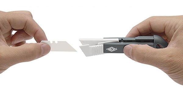 Miniatyrbild 3 av 4: Wedo CERA-Safeline Antracit, Vit Snap-off-knivblad