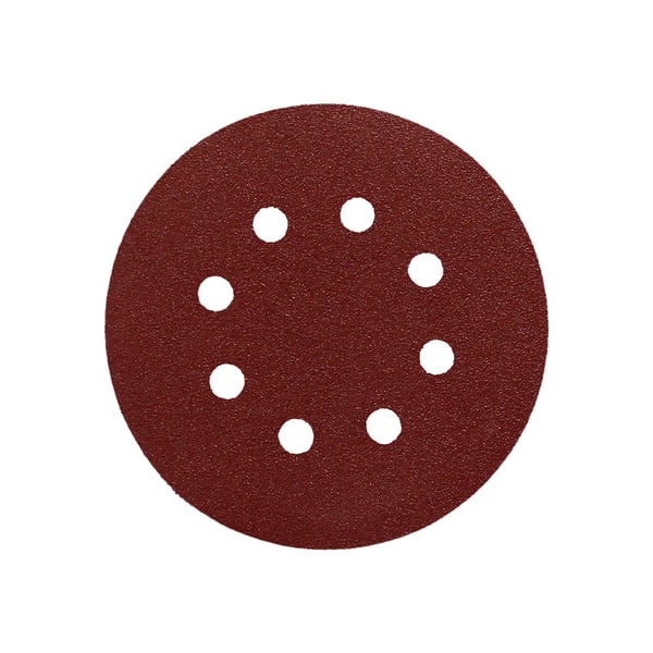 Wolfpack Lija Recambio Velcro Disco Ø 125 mm. Con Agujeros Grano 180 (10 Piezas)