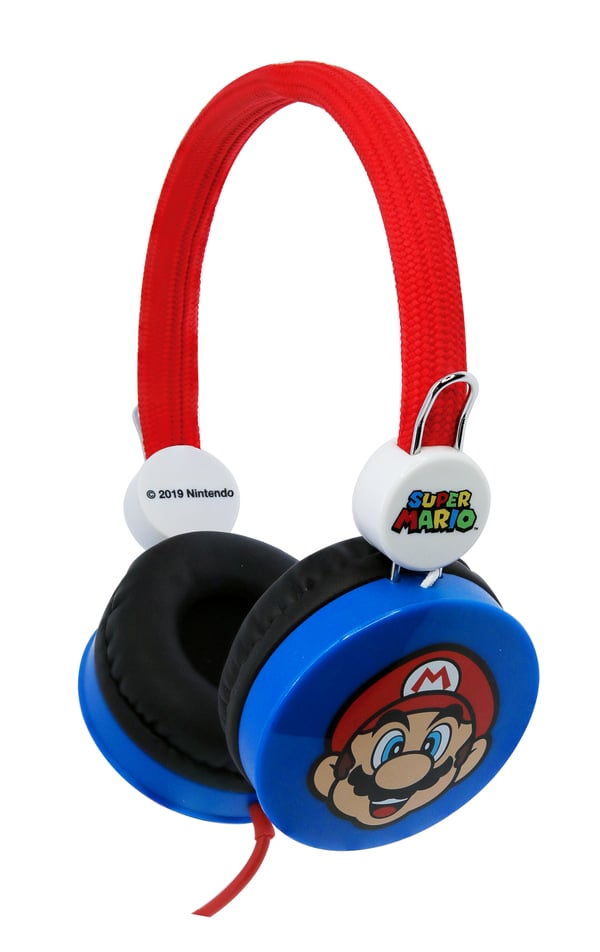 Pikkukuva 5 / 8: OTL Technologies Super Mario Kuulokkeet Langallinen Pääpanta Musiikki Musta, Sininen, Punainen, Valkoinen