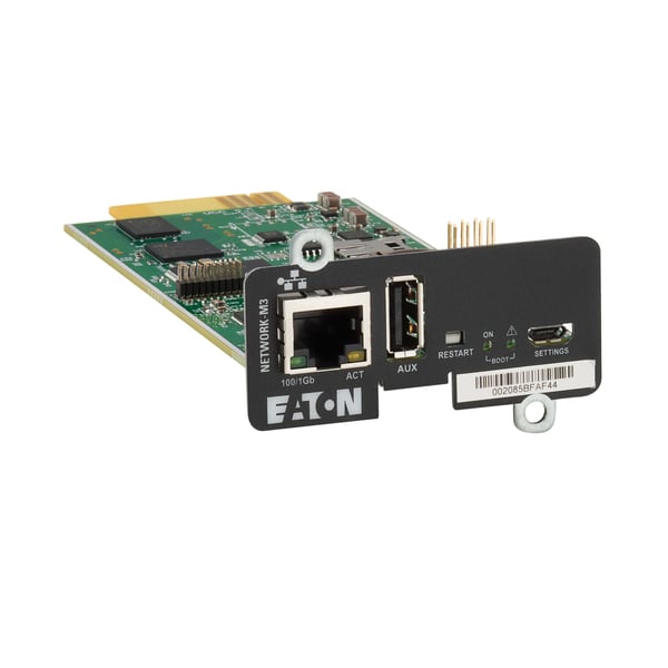 Eaton NETWORK-M3 verkkokortti Sisäinen Ethernet 1000 Mbit/s Eaton NETWORK-M3 verkkokortti Sisäinen Ethernet 1000 Mbit/s