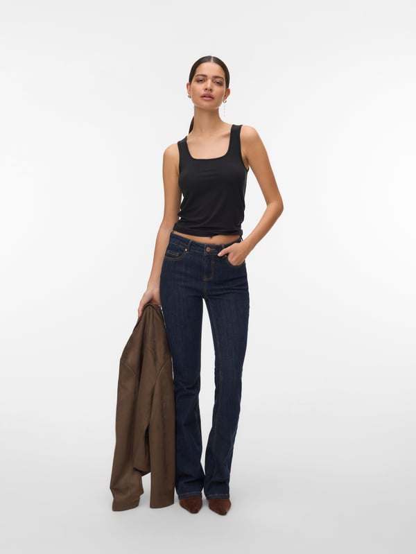 Vero Moda 5715867391684 skjorte & top Tanktop Ærmeløs Polyester, Viskose, Elastin
