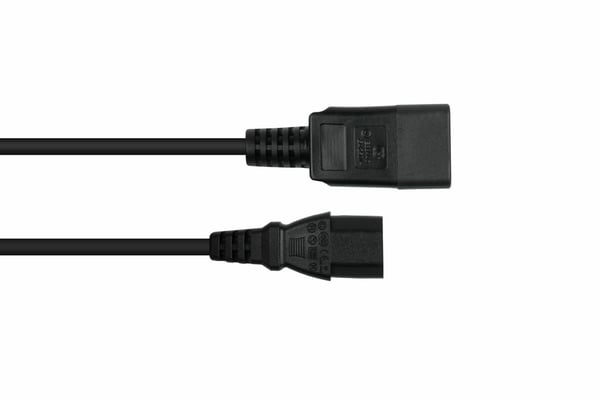 Pikkukuva 2 / 2: Kabelmeister Kabel / Adapter Musta 3 m IEC C20 IEC C13