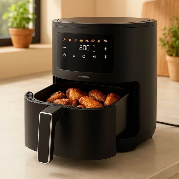 Pikkukuva 2 / 5: Inventum GF351HLDB rasvakeitin Yksi 3,5 L Erillinen 1500 W Kuumakiertoilmakypsennin Musta