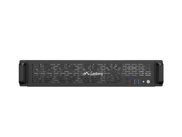 Lanberg SC01-6502-12B modulärt serverchassi Rack (2U) 0 GB