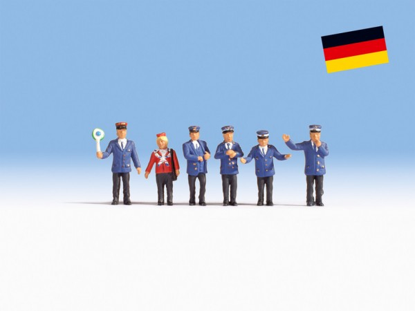 NOCH German Railway Officials skalamodell dele og tilbehør Figurer
