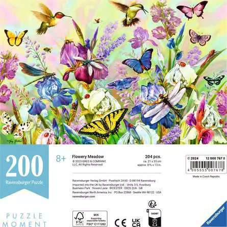 Miniatyrbillede 3 af 3: Ravensburger 12000767 Puslespil 200 stk Dyr og planter