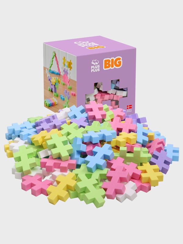 Plus-Plus BIG Pastel Colormix 3D-palapeli 100 kpl Taide