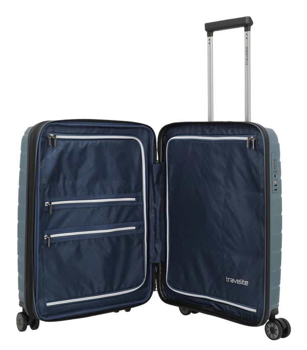 Travelite Air Base Vaunu Kova kuori Sininen 43 L Polypropeeni (PP)