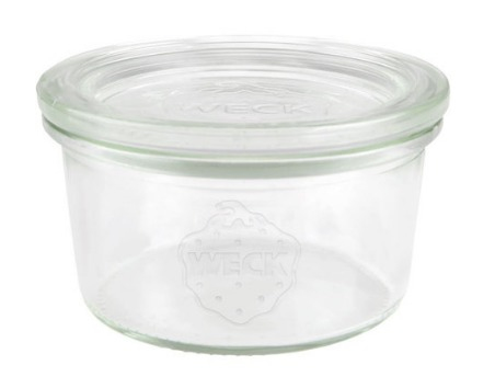 Miniatyrbild 1 av 3: Weck 1139 bunkar Rund Glas Transparent