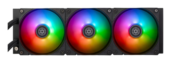 Miniatyrbillede 11 af 14: Silverstone NovaPeak 360 ARGB Processor Væskekølingssæt 12 cm Sort 1 stk