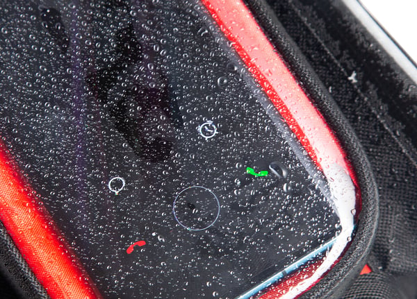 Miniatyrbillede 4 af 9: Technaxx 4932 cykeltaske & kurv Ramme 3 L Sort, Rød