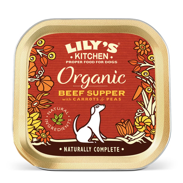 Lily's Kitchen Organic Beef Supper Bøf, Kylling, Svinekød, Grøntsag Universel 150 g
