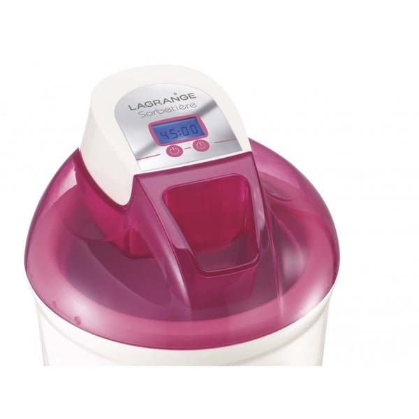 Miniatyrbild 2 av 5: LAGRANGE 409001 Traditionell glassmaskin 1,5 l 12 W Rosa, Vit