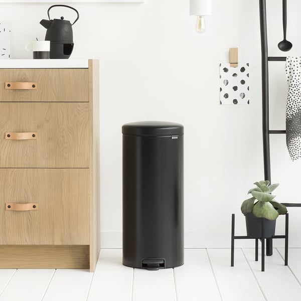 Brabantia Pedal Bin newIcon Rund Svart