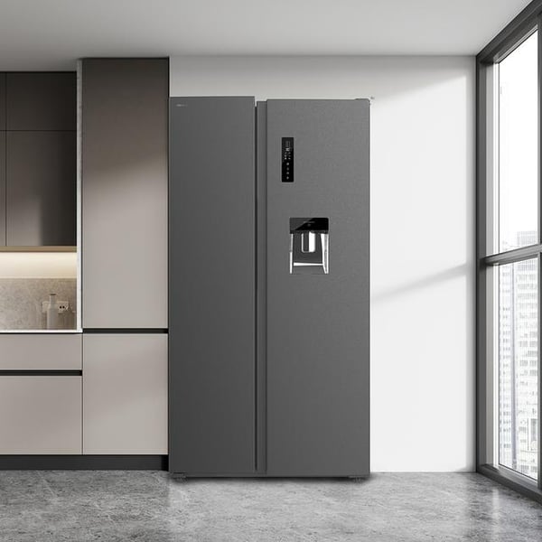 Cecotec Bolero CoolMarket SBS 559 side-by-side køle-fryseskab Fritstående 559 L Sølv