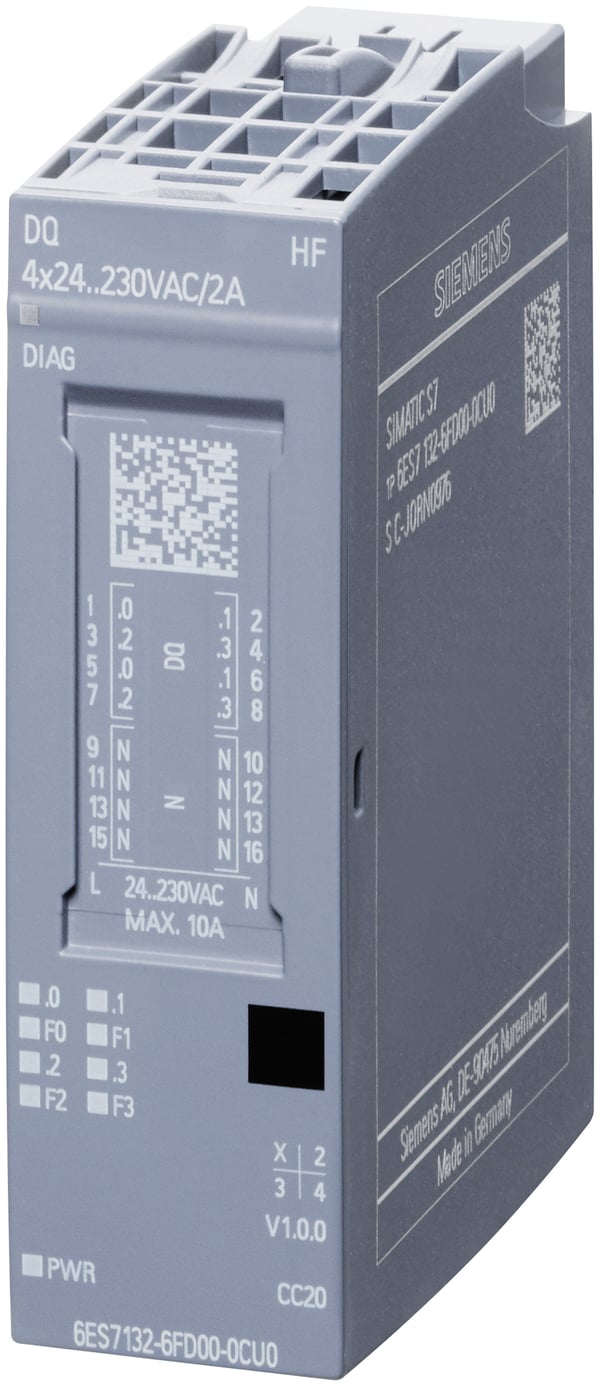 Miniatyrbild 1 av 4: Siemens 6ES7132-6FD00-0CU0 eladaptrar inomhus Multifärg