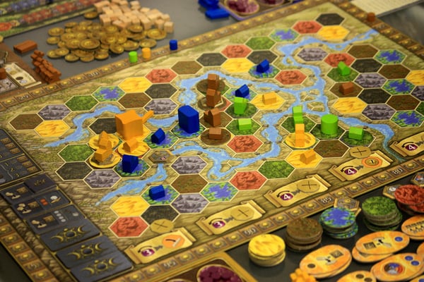 Miniatyrbillede 9 af 15: White Goblin Games Terra Mystica Brætspil Strategi