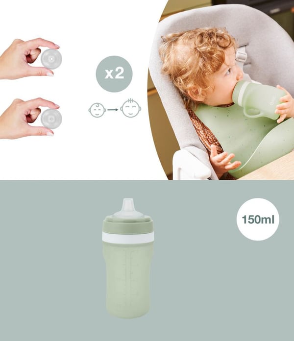 Miniatyrbild 2 av 6: BabyMoov A005011 Dryckeskopp med lock 150 ml Pipmugg