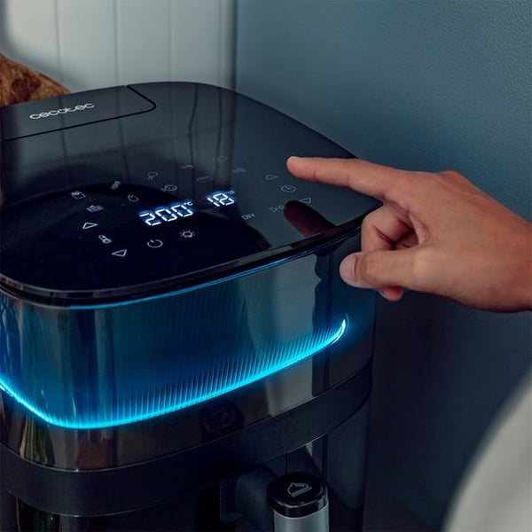 Miniatyrbillede 8 af 12: Cecotec Cecofry Neon 5000 Enkelt 5 L Enkeltstående Varmluftsteger Sort