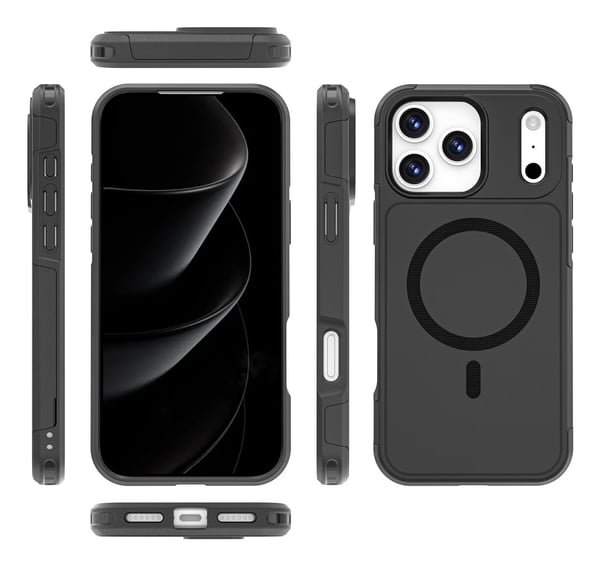 4smarts Defend mobiltelefon etui 17,5 cm (6.9") Ramme Sort
