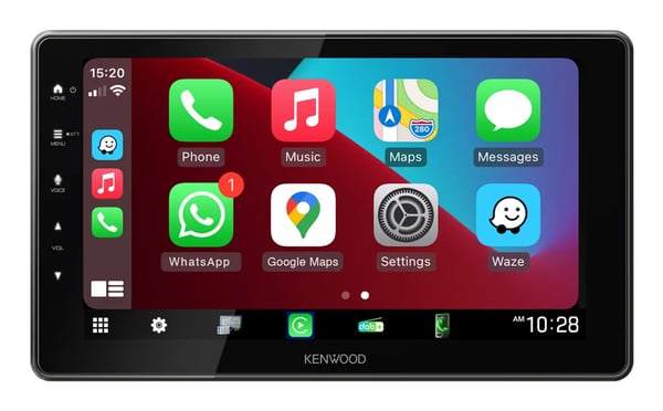 Miniatyrbillede 1 af 7: Kenwood Electronics DMX-F920DS Sort Wi-Fi 22 W Bluetooth