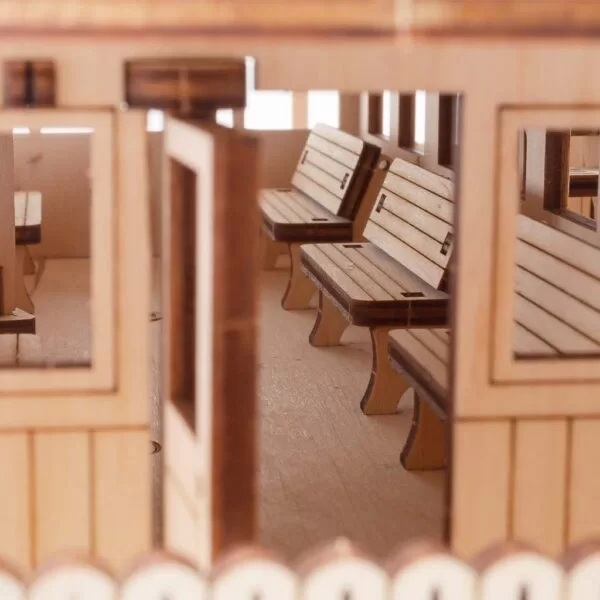 Miniatyrbild 10 av 11: Eco Wood Art Paddle Steamer River Princess 3D-pussel 416 styck Fartyg